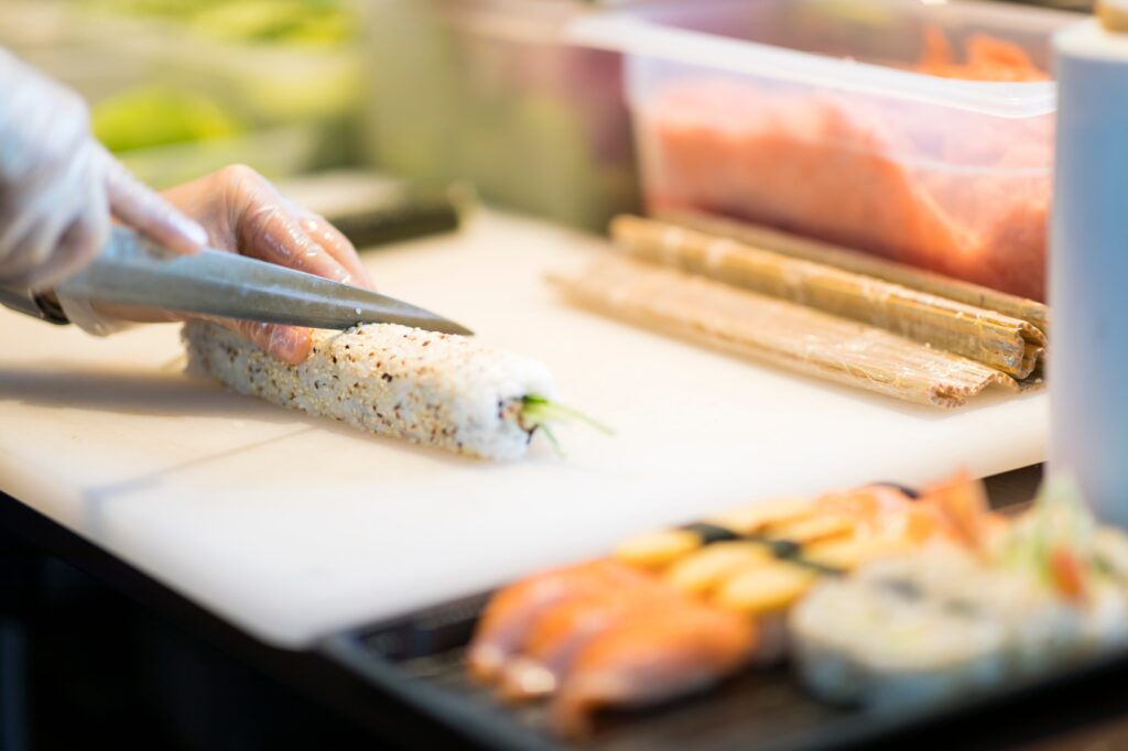 Making sushi