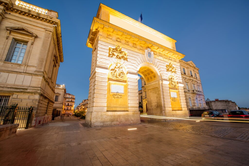 Montpellier city in France
