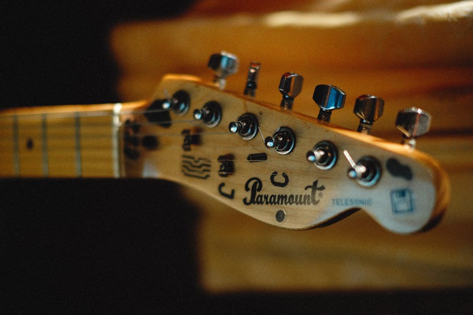 Instruments de musique accordés dans un studio
