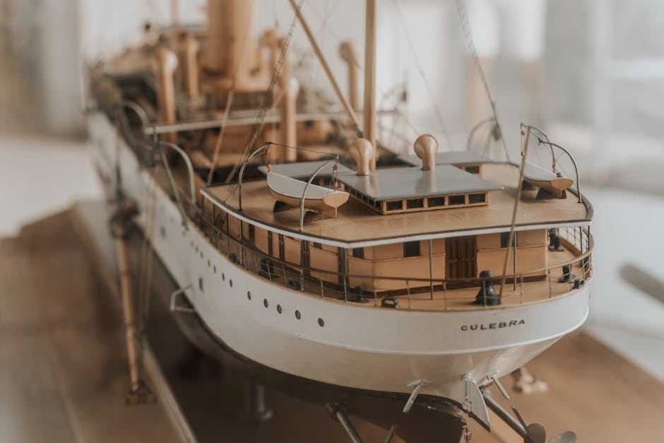 Historic ship brochure or maritime marketing document