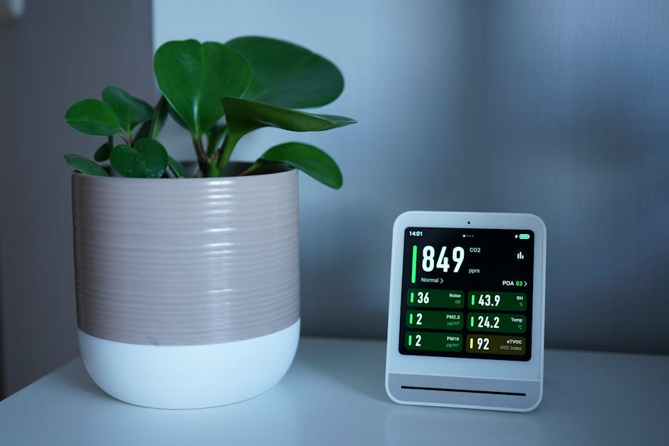 Purificateur d'air moderne dans un intérieur