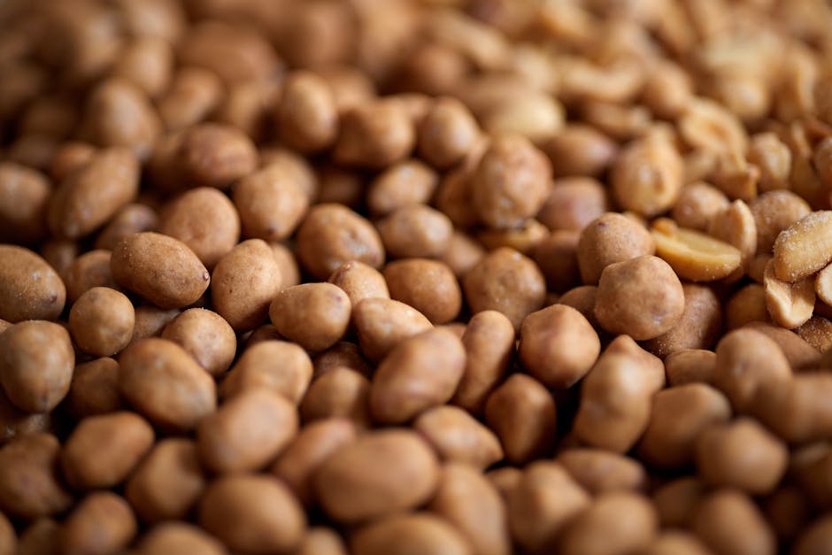 Peanuts and peanut butter with roasted peanuts in bowl