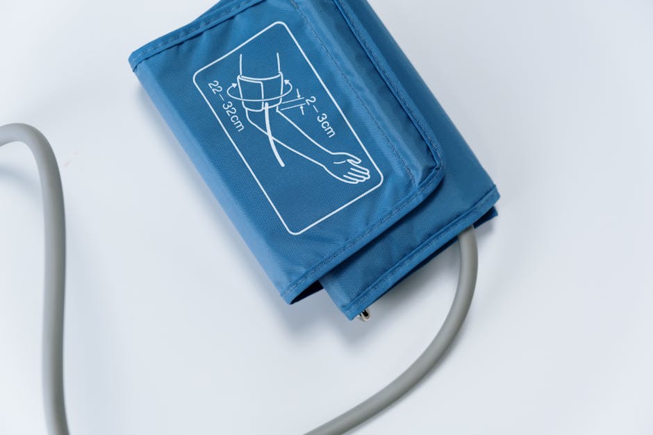 Blood pressure measurement with cuff on arm