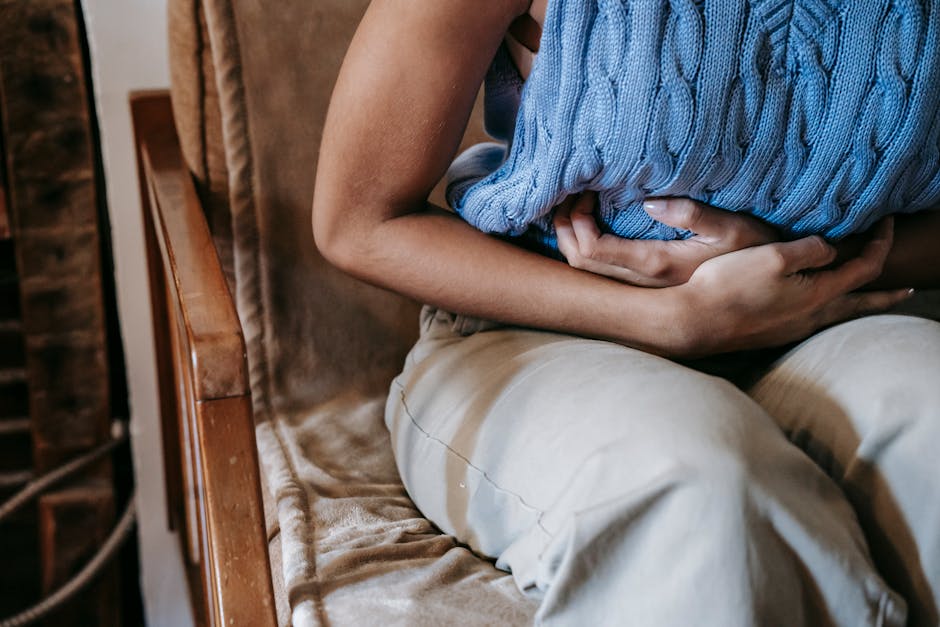 Illustration d'un ulcère gastrique ou d'une muqueuse irritée