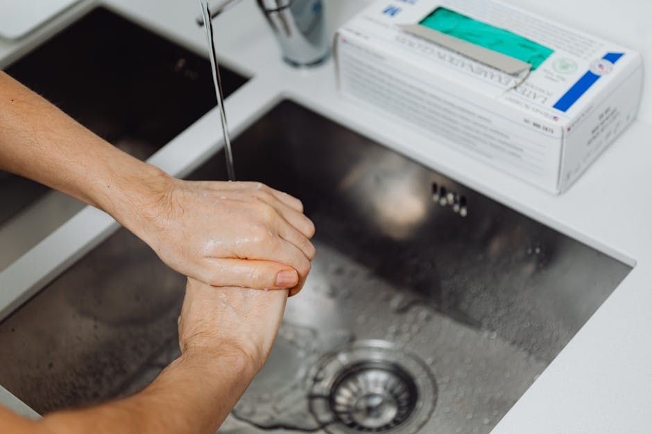 Soap and gel hand hygiene products in a medical setting