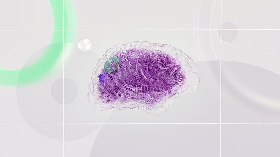 Brain and memory concept illustration