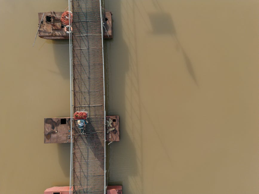 Aerial view of the Mississippi River and New Orleans